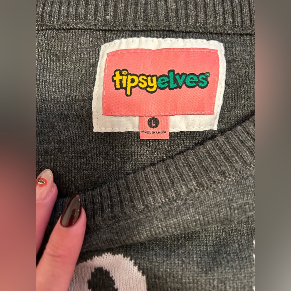 Tipsy Elves Light Up Too Lit To Quit Christmas Sw… - image 7